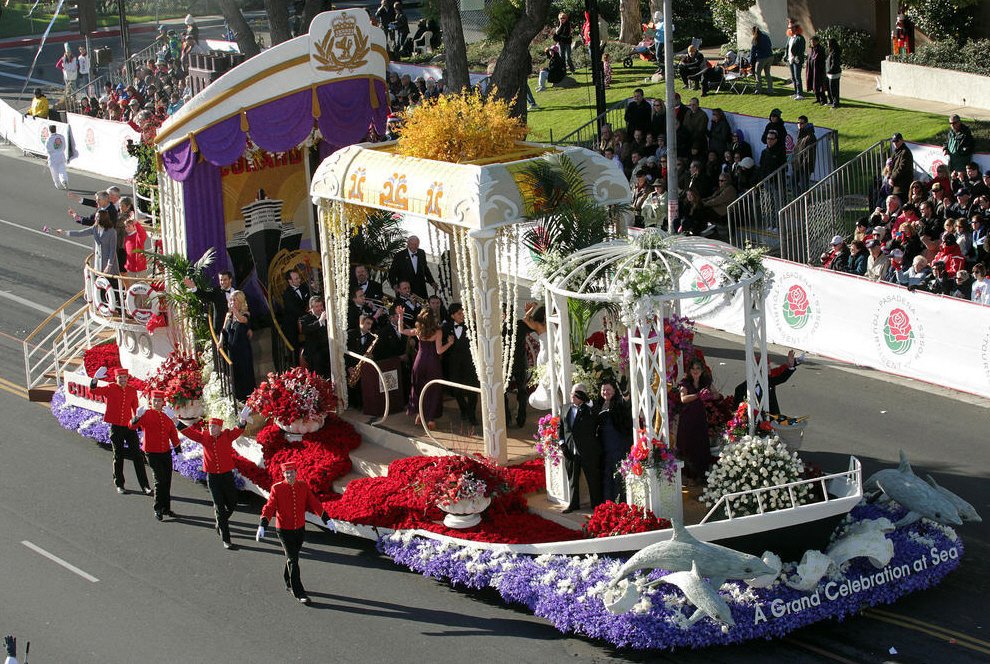 Парад Роз в Пасадене, Калифорния