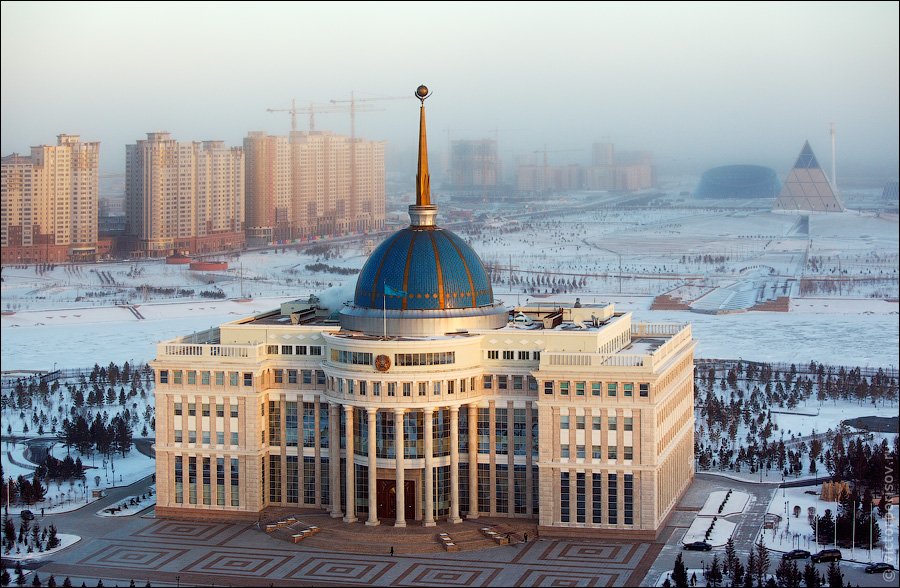 Астана с высоты птичьего полета, Казахстан