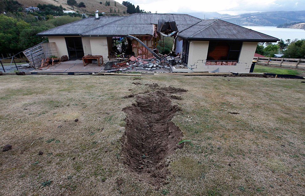 Новая Зеландия после землетрясения