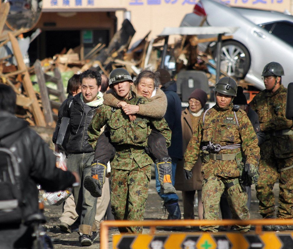 Землетрясение в Японии: на следующий день