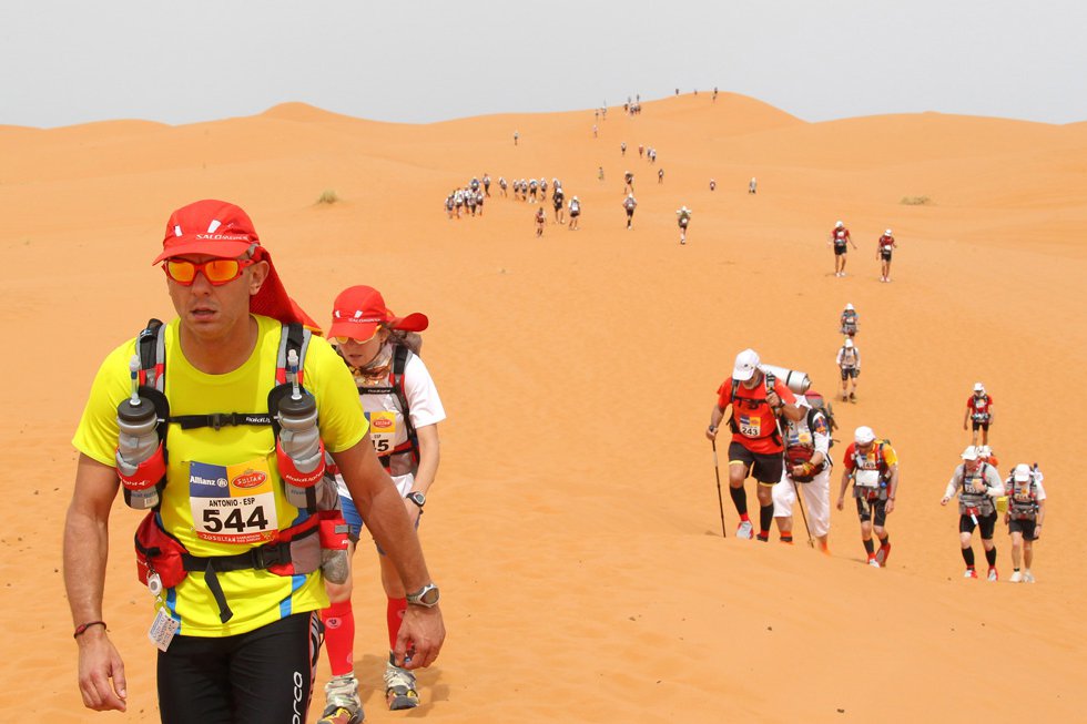 26-й песчаный марафон Des Sables в пустыне Сахара