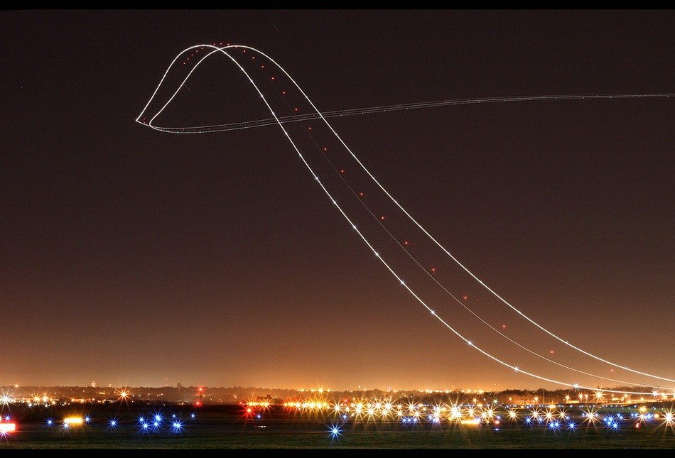 Необычные фотографии взлета и посадки самолетов