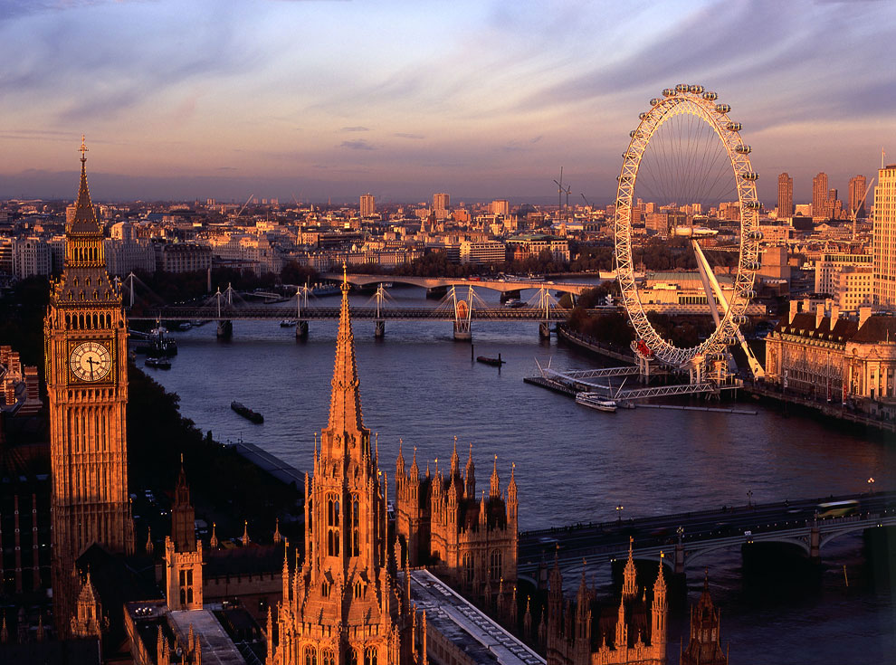 «Лондонский глаз» — одно из крупнейших колёс обозрения в мире