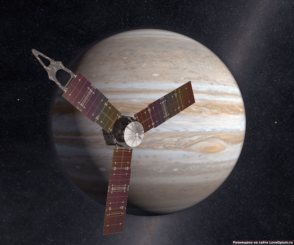 Космическая станция «Юнона» отправилась на далекий Юпитер