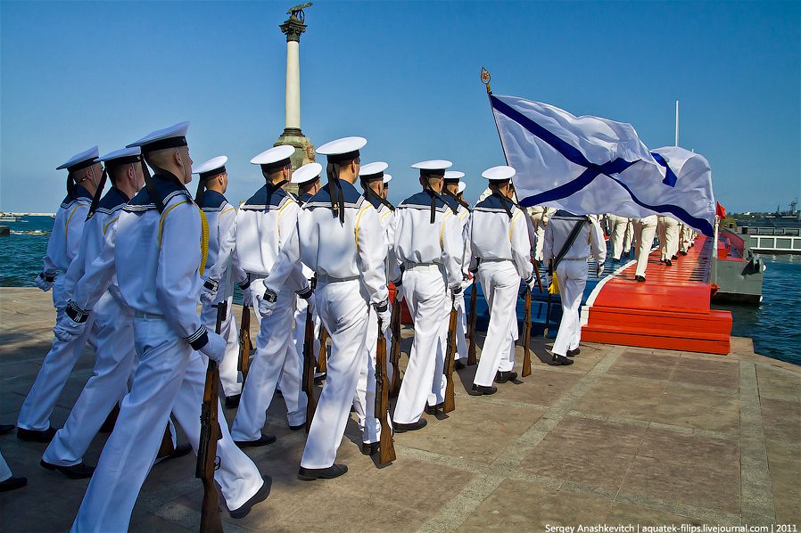 Празднование Дня военно-морского флота в Севастополе