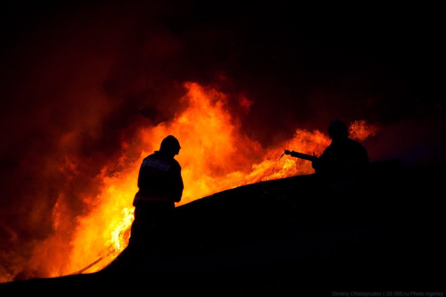 Крупнейший пожар 2011 года в Москве