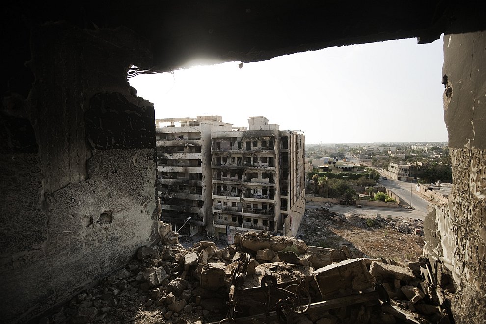 После 6 месяцев войны ливийские мятежники захватили Триполи