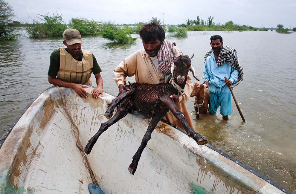 Крупнейшее наводнение в Пакистане