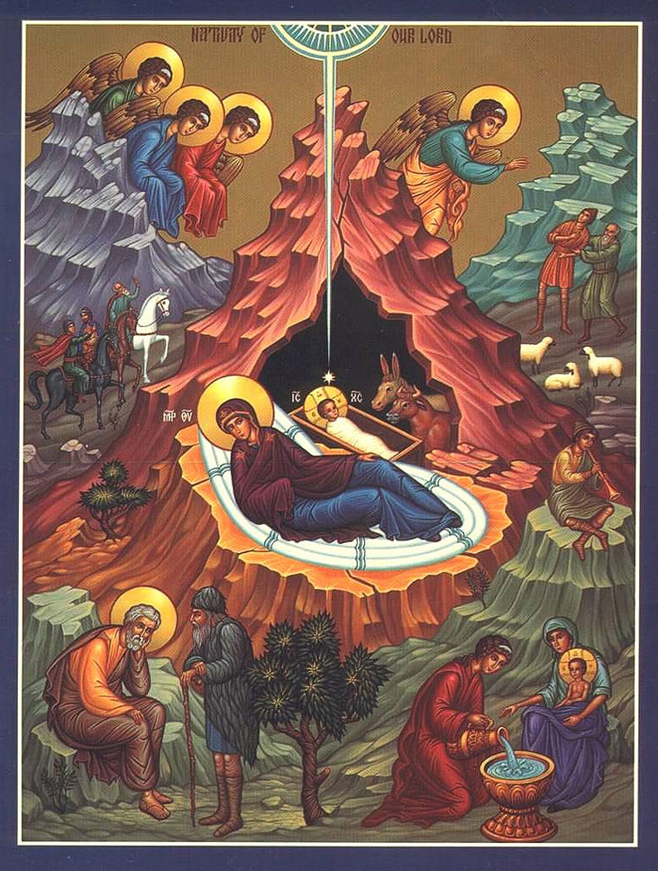 Встреча Рождества Христова у православных христиан