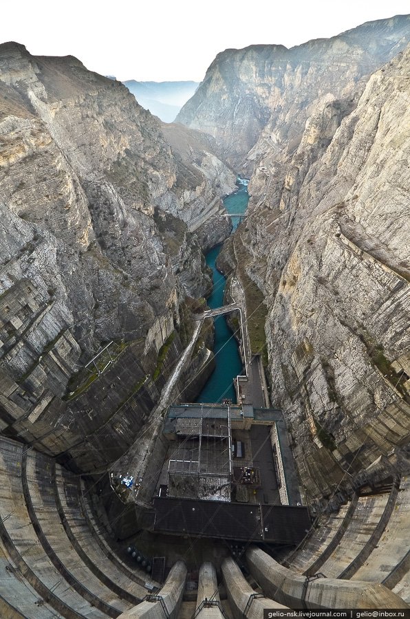 Чиркейская ГЭС — самая высокая плотина в России