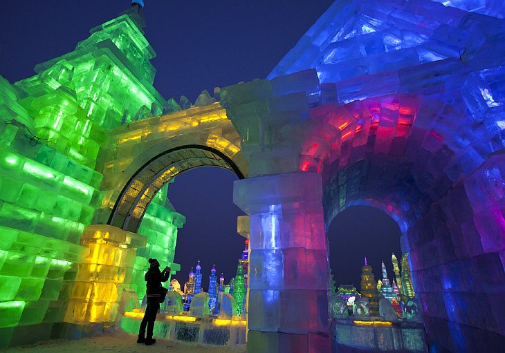 Международный фестиваль ледяных скульптур в Харбине