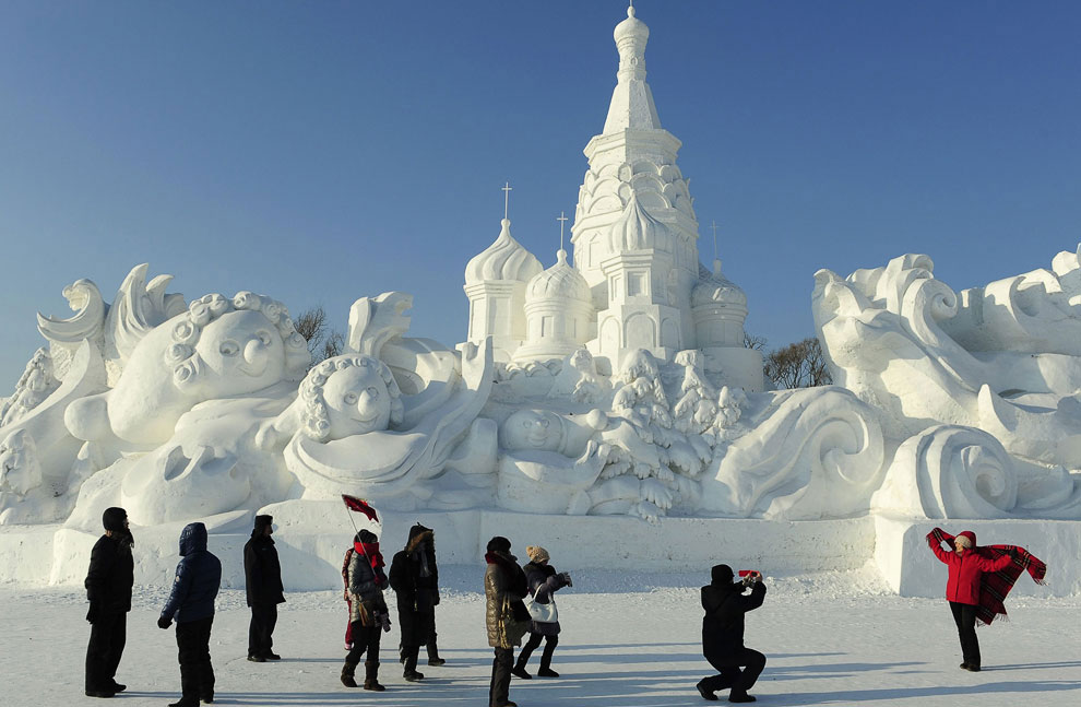 Международный фестиваль ледяных скульптур в Харбине 2012