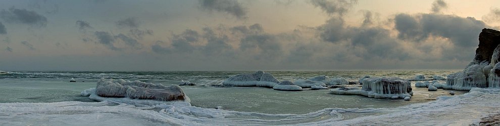 Замерзшее Черное море