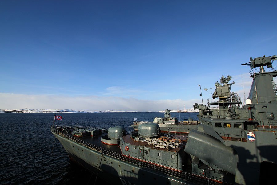 Один день на боевом корабле Северного флота России