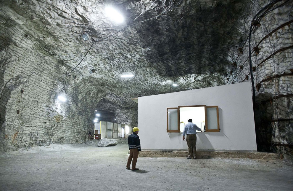 Белое золото Сицилии: соляная шахта