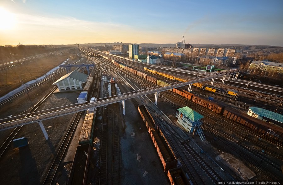 Инская — одна из крупнейших сортировочных станций в России