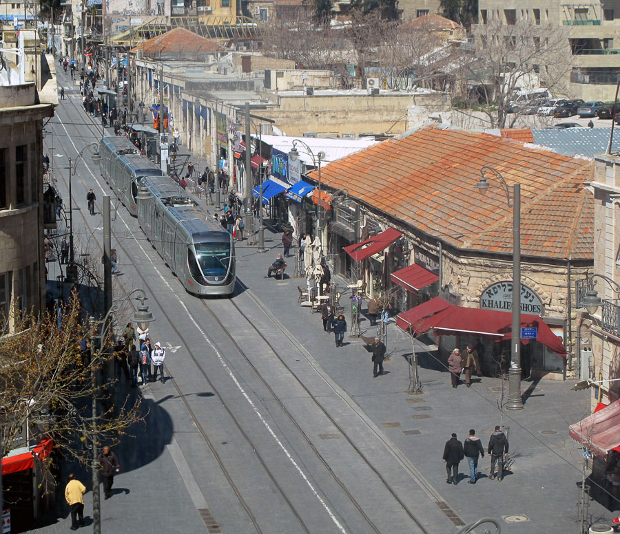 Трамвай в Иерусалиме
