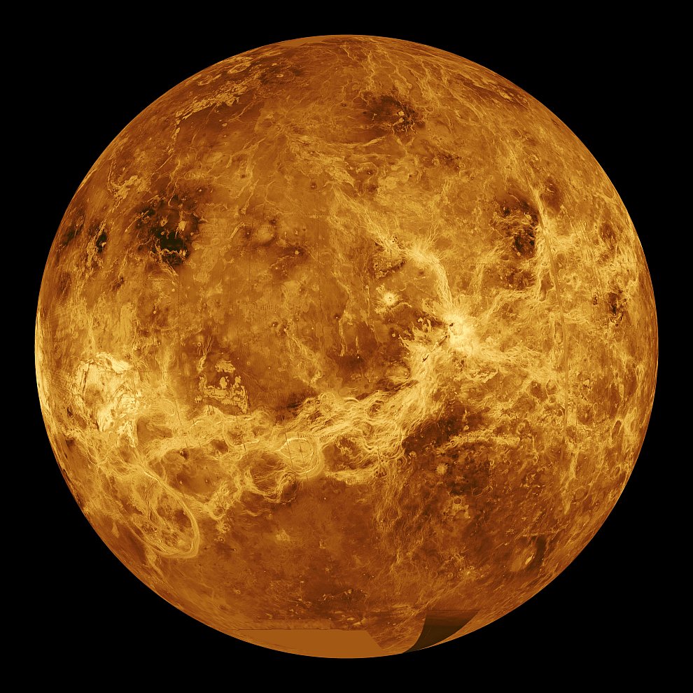 Компьютерная модель поверхности Венеры