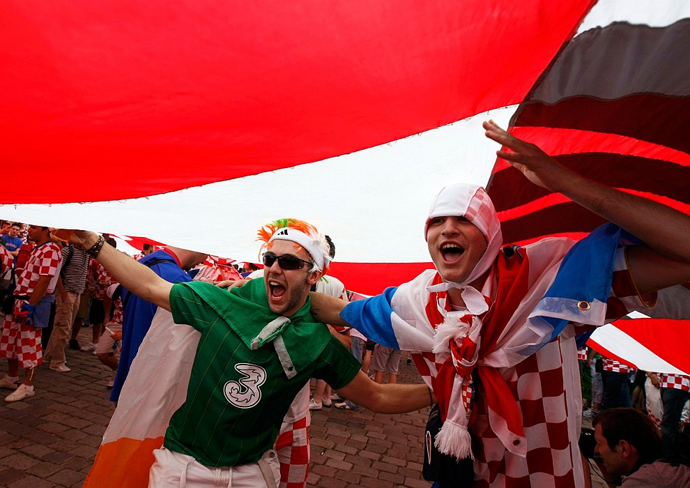 Футбольные фанаты Евро 2012
