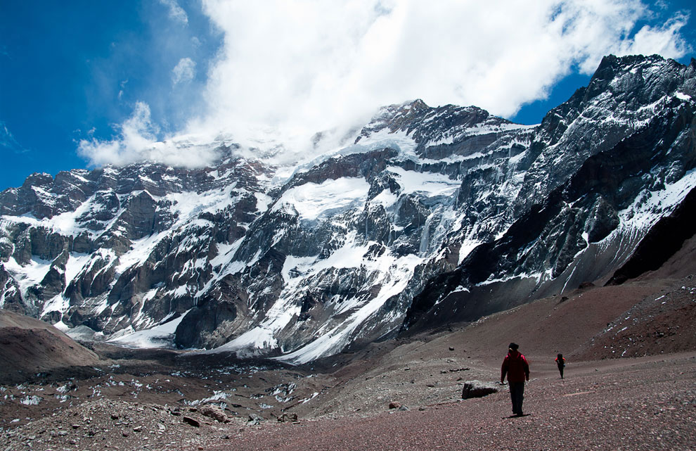 Южная Америка — гора Аконкагуа, 6962 м