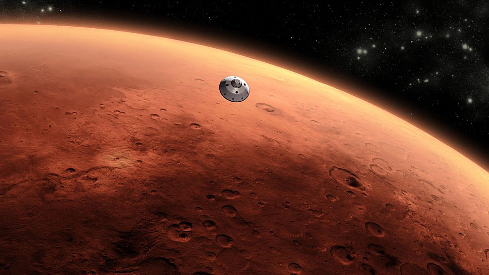 В поисках жизни на Марсе: марсоход Curiosity совершил посадку на Красной планете