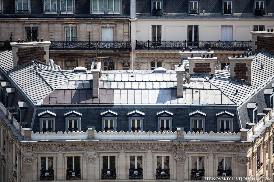 Типичная парижская архитектура