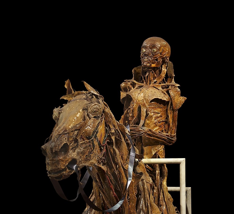 Фигуры лошади и всадника, изготовленные художником Оноре Фрагонаром