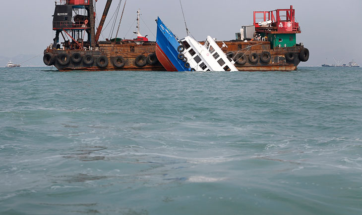 Кораблекрушение в Гонконге