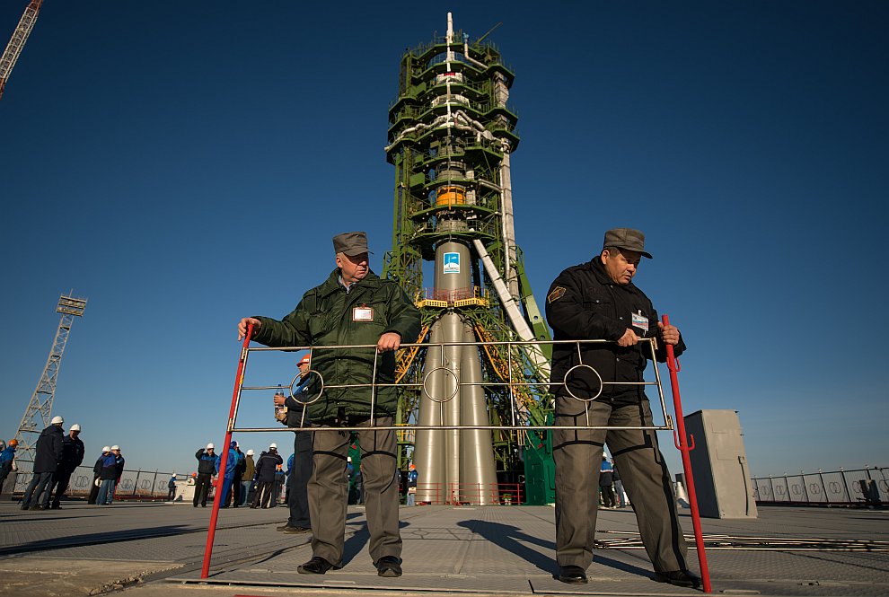 Старт космического корабля «Союз ТМА-06М» с Байконура