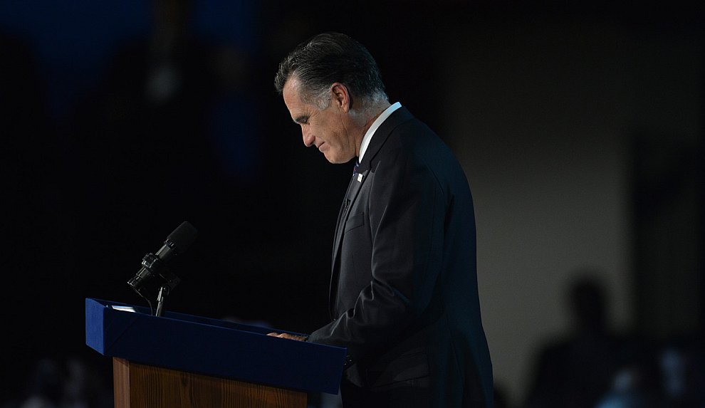 Ромни признался, что готовил речь только на случай победы и не готовил на случай поражения