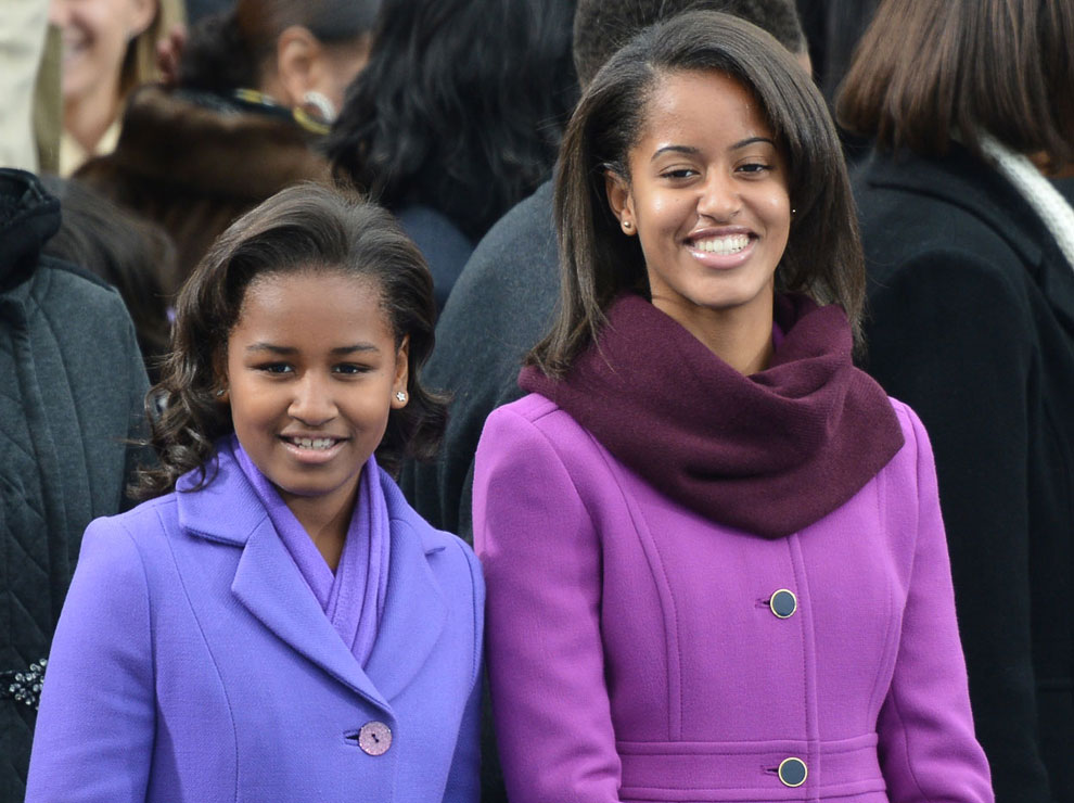 Дочери Обамы Малия и Саша, Вашингтон