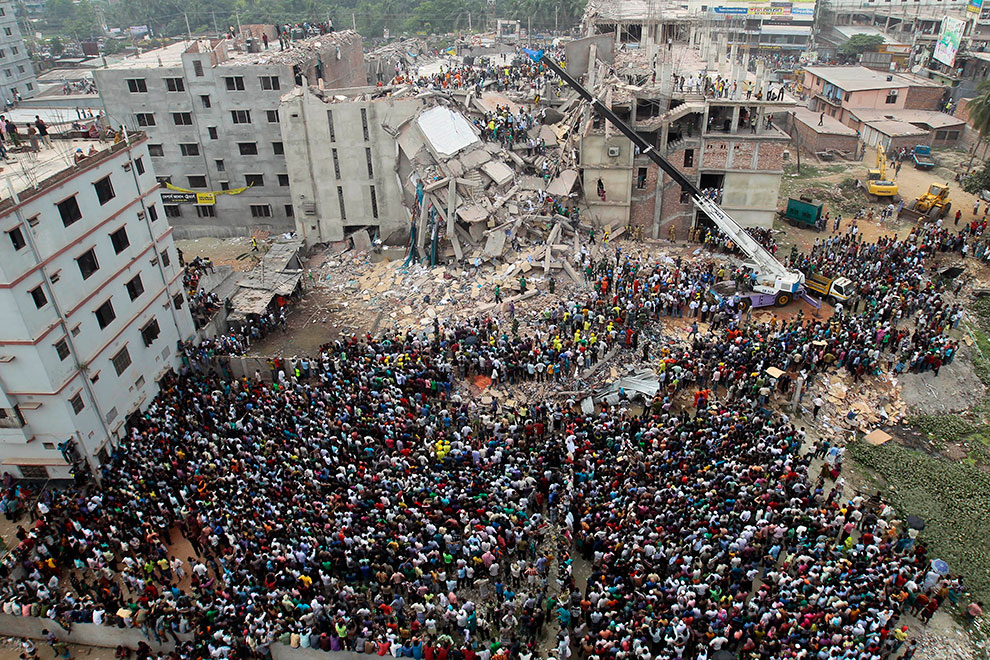 Обрушение здания в Бангладеш