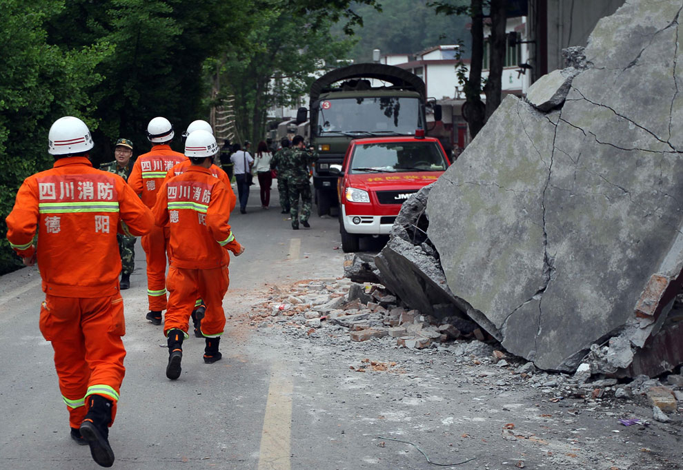 Землетрясение в Китае