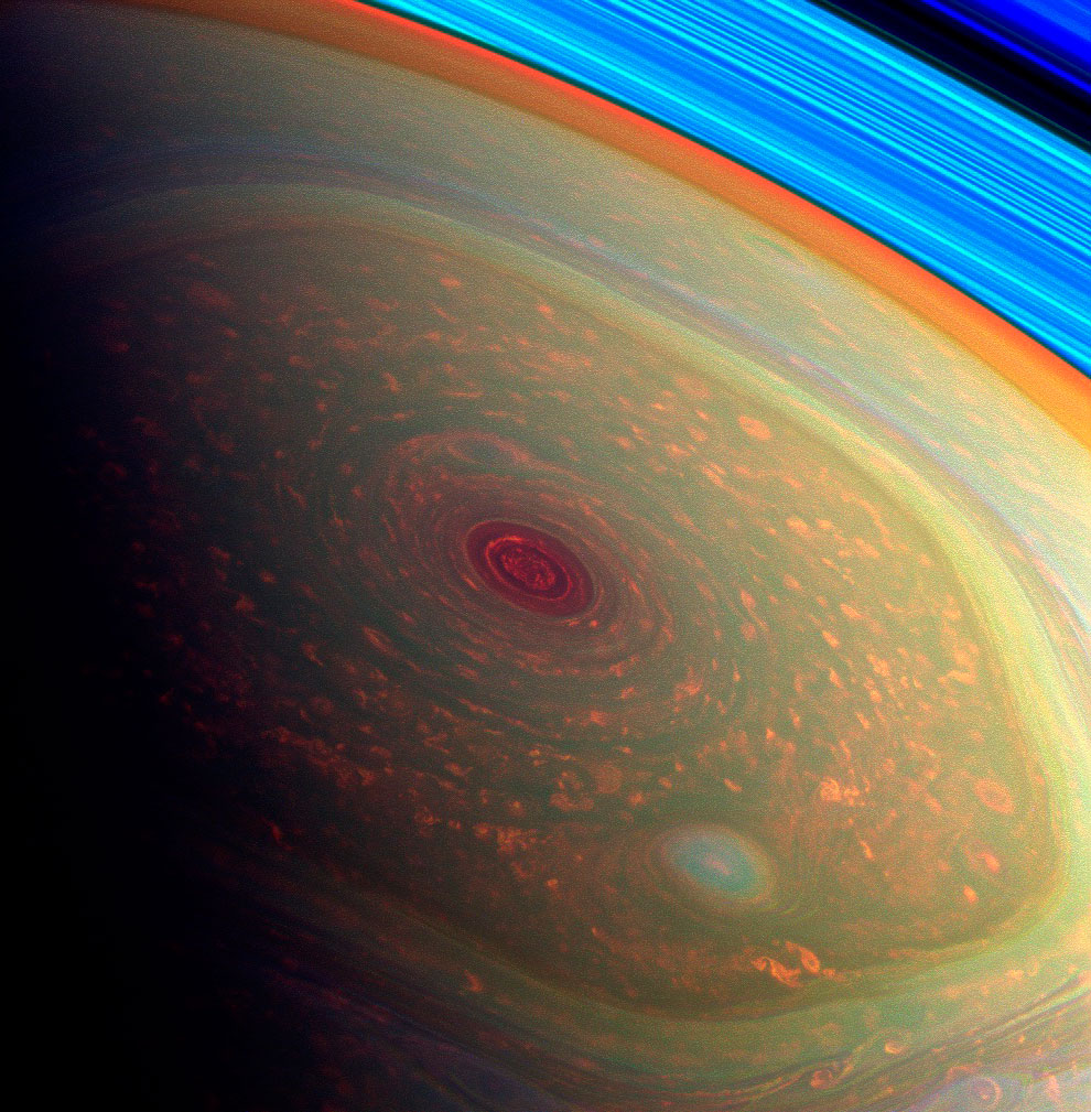 Мощнейший ураган на Сатурне