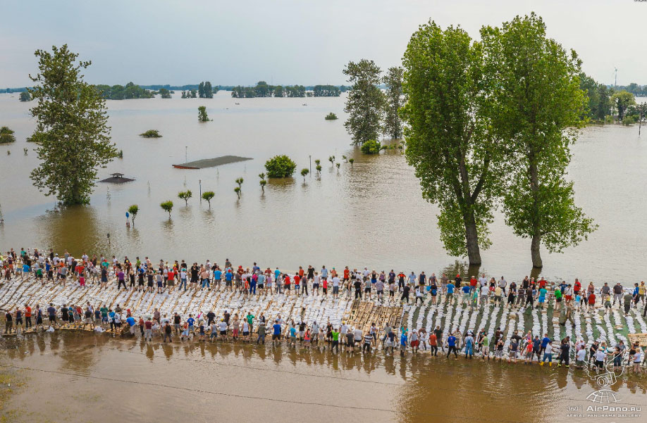 Съемка наводнений в Германии