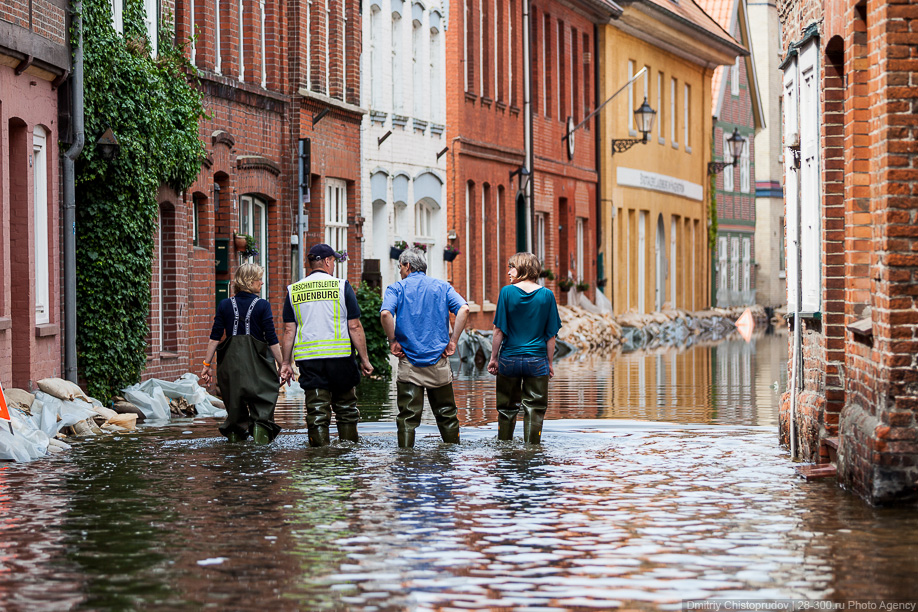 Съемка наводнений в Германии