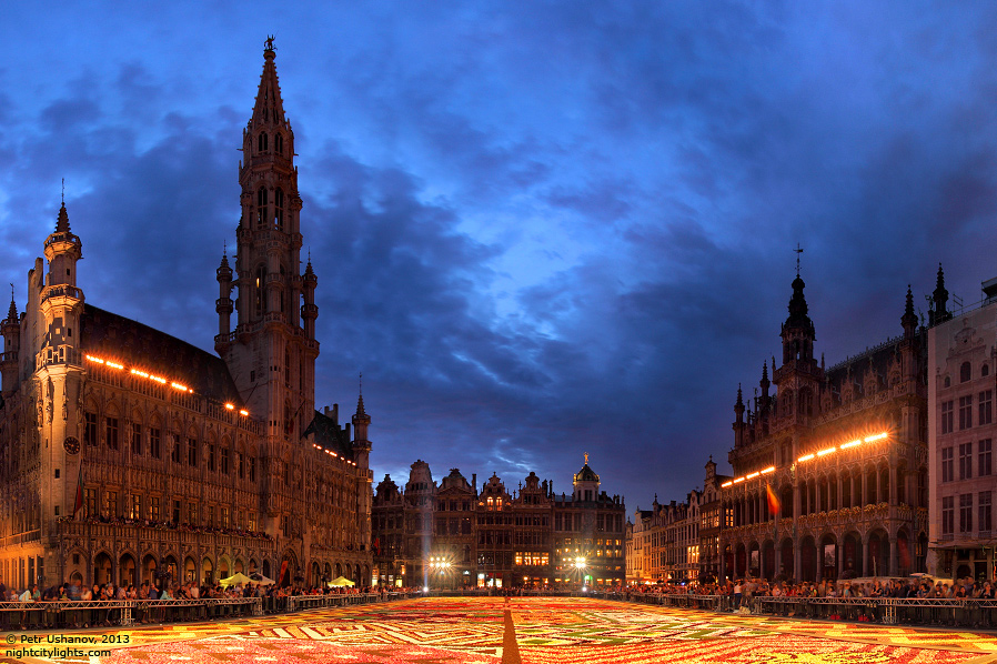 Цветочный ковер в Брюсселе