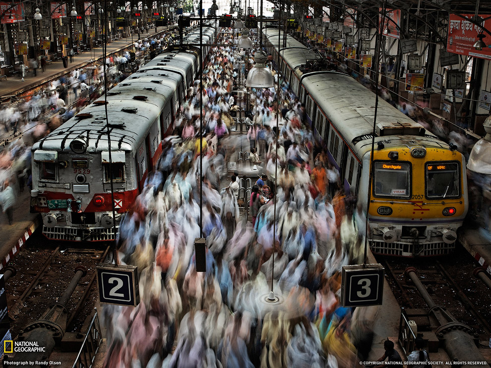 Железнодорожный вокзал в Мумбаи