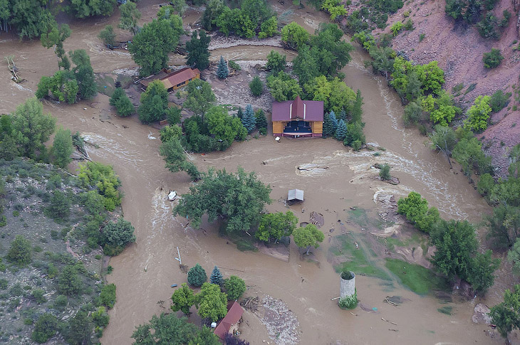 Историческое наводнение в Колорадо