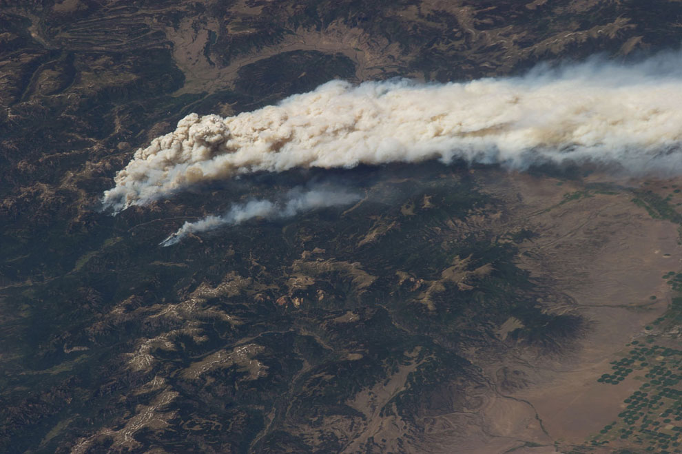 Лесные пожары в южной части штата Колорадо