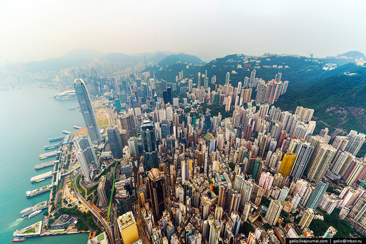 Гонконг с высоты