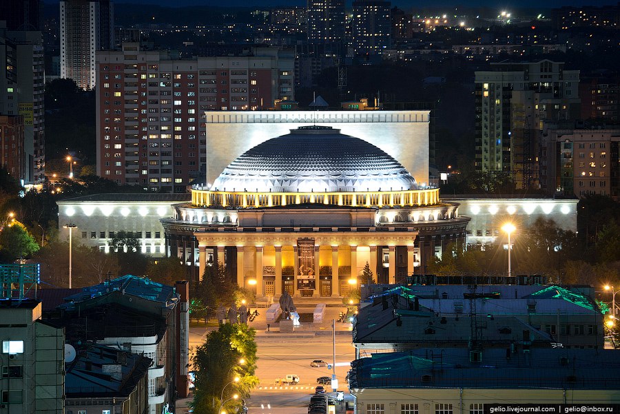 Театр оперы и балета — визитная карточка Новосибирска