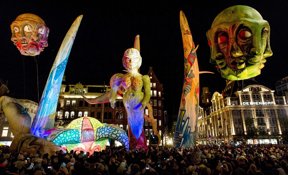 Фестиваль на площади Дам в Амстердаме, Нидерланды