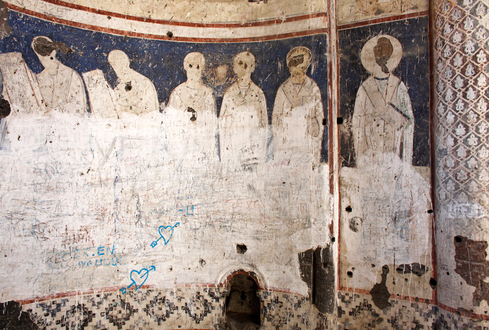 Фрески внутри церкви Святого Григория