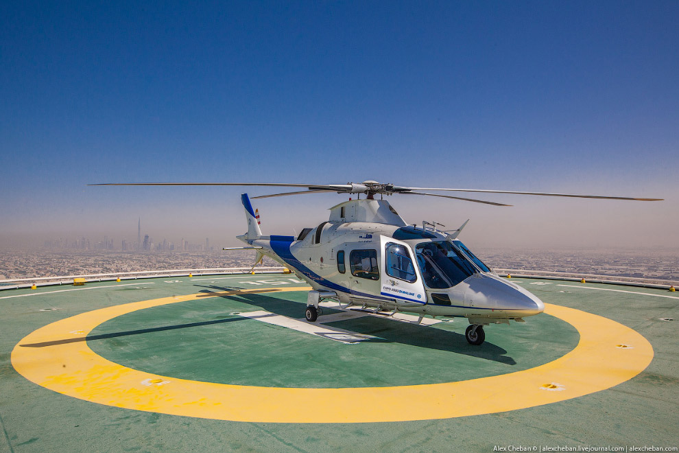 Дубай с вертолета