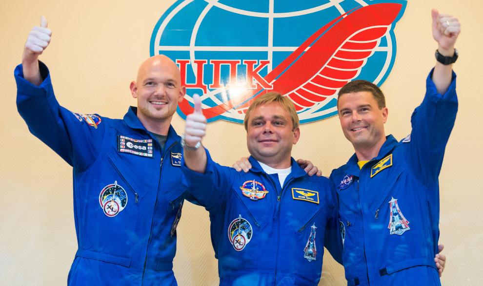 Традиционная пресс-конференция космонавтов