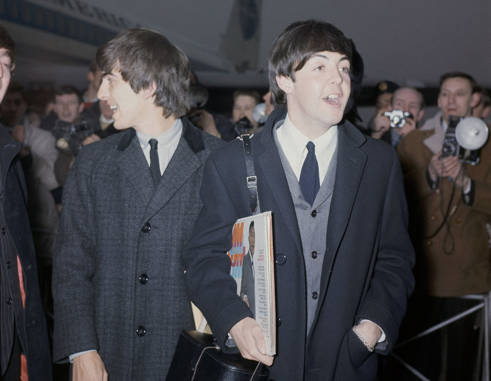 The Beatles в лондонском аэропорту