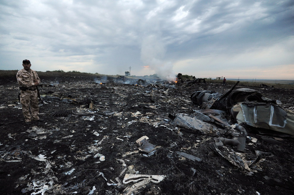 Под Донецком был сбит самолет