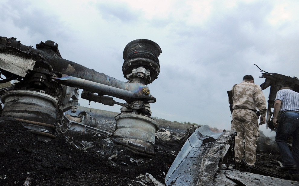 Под Донецком был сбит самолет