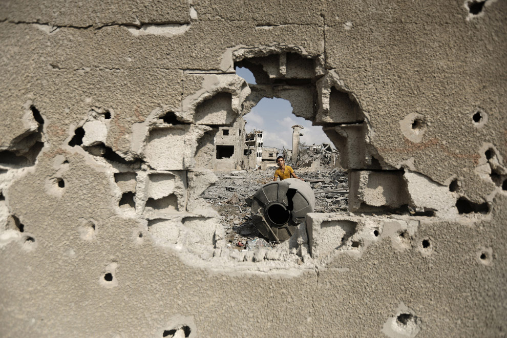 Удар по городу Газа